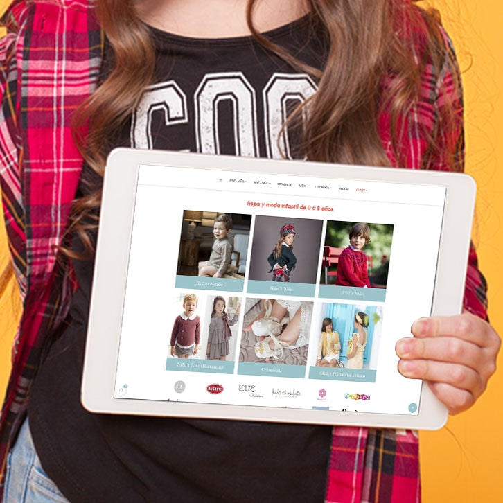 Hazlo pesado sabio Abrazadera Tienda online ropa para niños | Diseño web Castellón